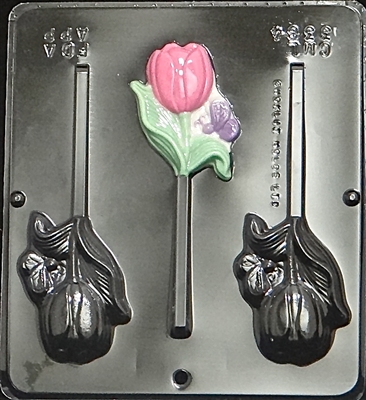 3360 Gerbera Daisy Flower Lollipop Chocolate Candy Mold 